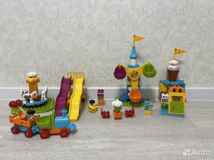 Lego duplo парк аттракционов