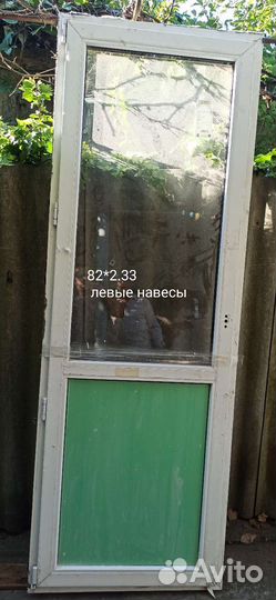 Двери пластиковые, размеры на фото