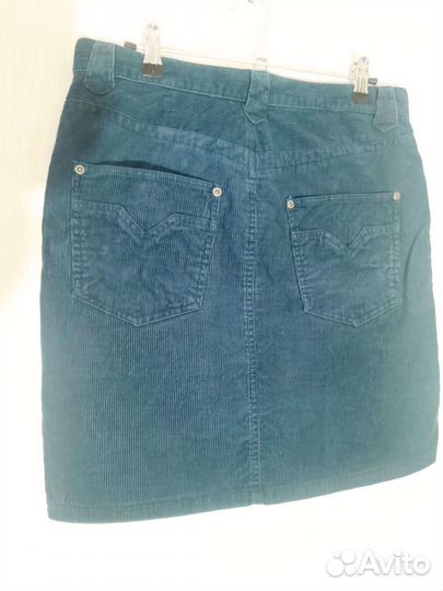 Вельветовая юбка р-р 44-46