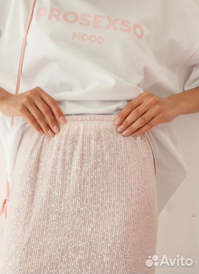 Юбка в пайетки