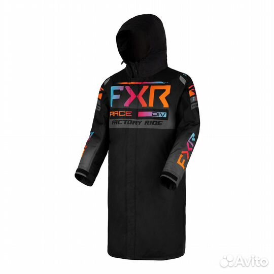 Пальто FXR Warm-Up с утеплителем Black/Spectrum 23