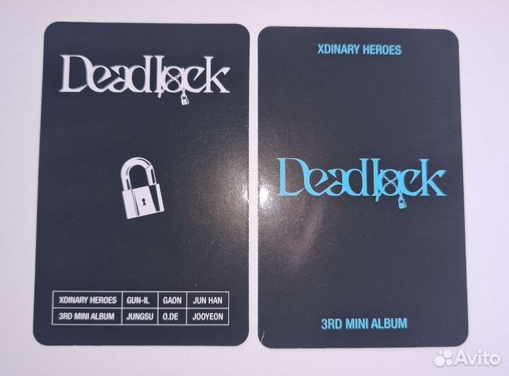 Карты Xdinary Heroes Deadlock (юнитка Гаон+Гониль)