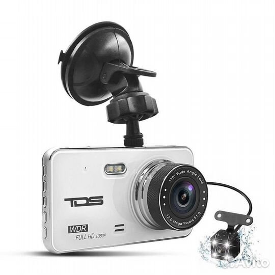 Видеорегистратор с задней камерой с разметкой TDS