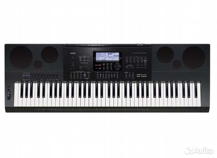 Синтезатор casio wk 7600 (стойка,банкетка)