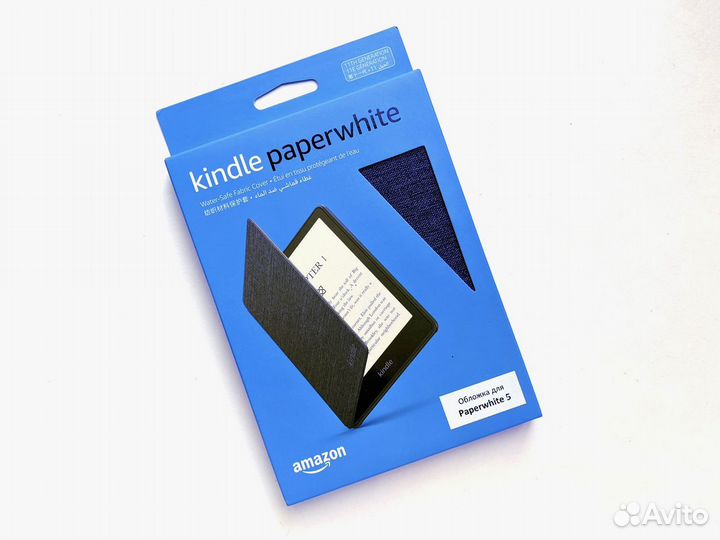 Чехол обложка Kindle Paperwhite 11 Fabric синий