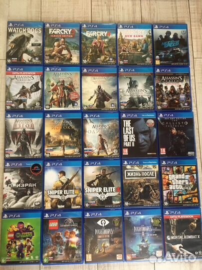 Диски игры для ps4 Цены в Описании