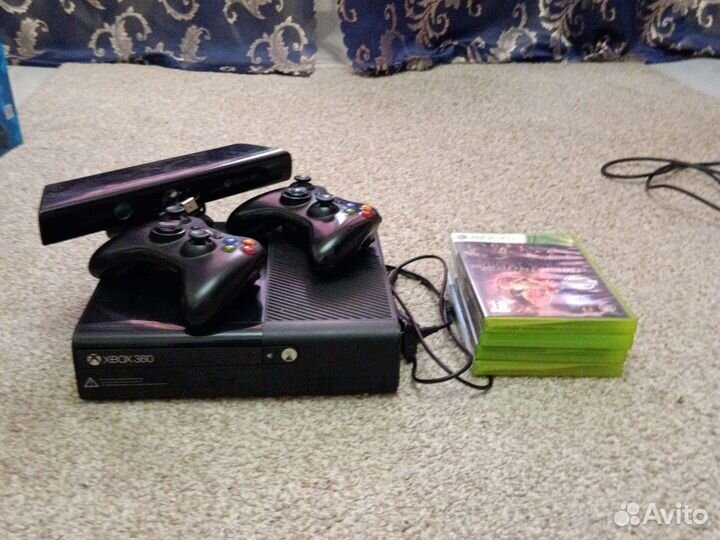 Xbox 360 + 4 диска