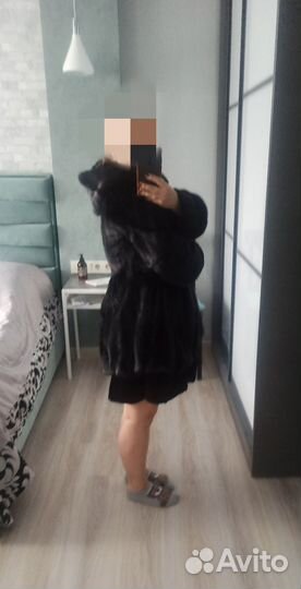 Шуба норковая 42 44 бу