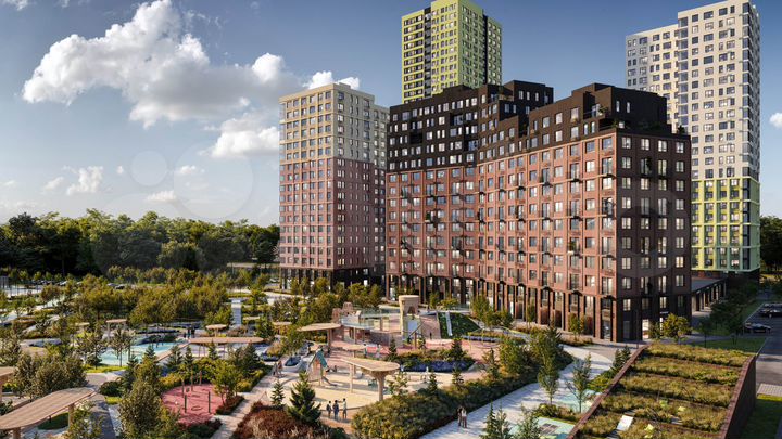 2-к. квартира, 40,8 м², 4/32 эт.