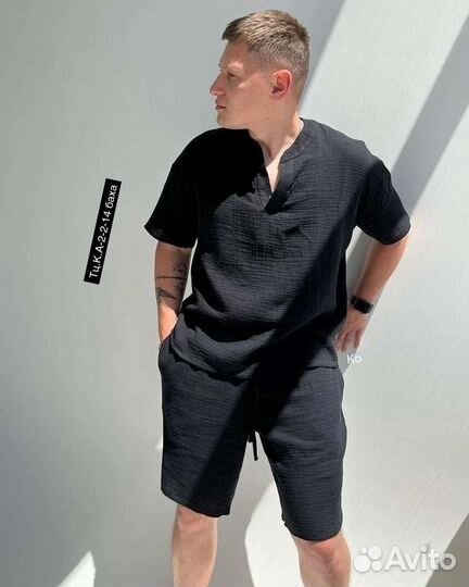 Костюм шорты и футболка