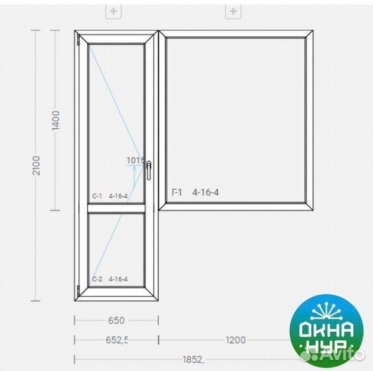 Пластиковые окна от завода - не бу