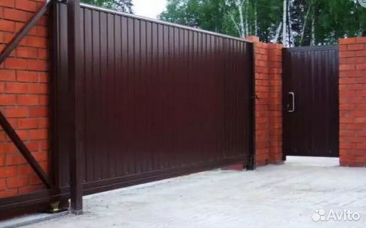 Забор из профлиста профессионально под ключ