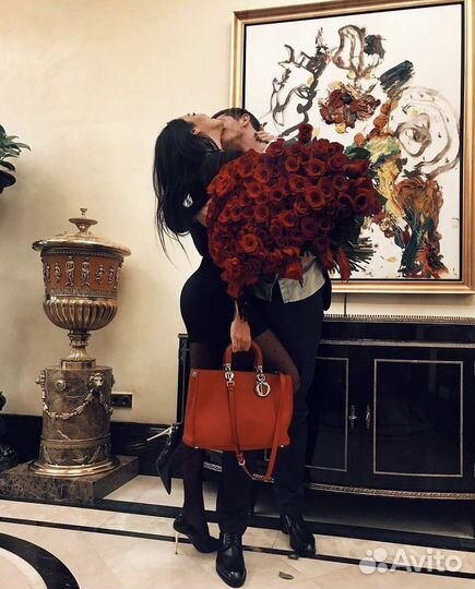 Цветы 101 роза