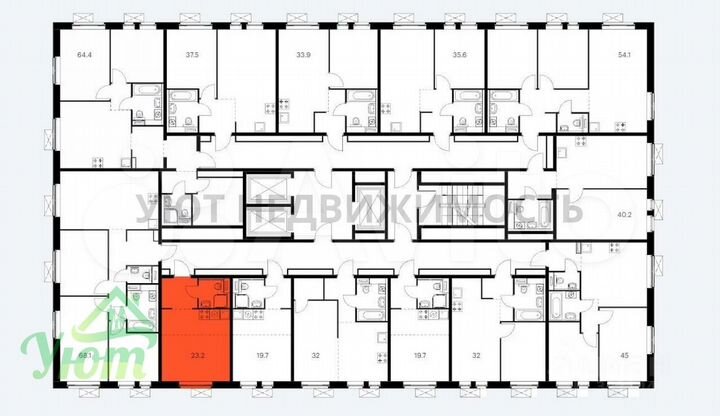 Квартира-студия, 23,2 м², 5/25 эт.