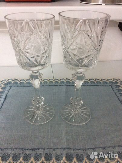 Фужеры хрустальные СССР