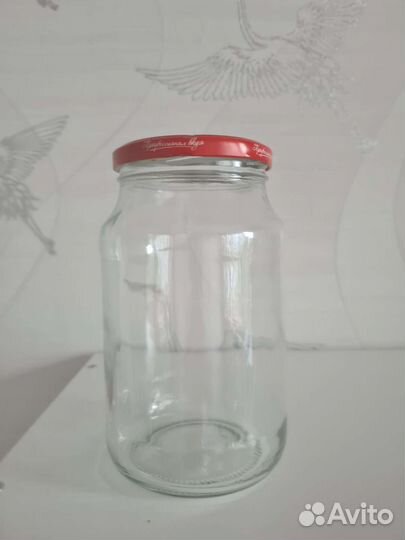 Банка 1 литровая с крышкой