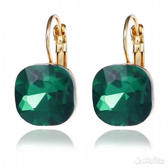 Серьги с кристаллами Swarovski