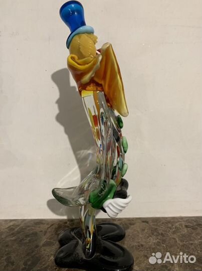 Италия, Мурано - статуэтка « Клоун» -31 см