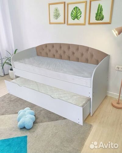 Кровать софа цвет ламинат высокий борт от 2х лет