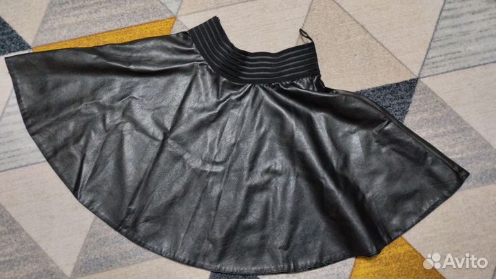 Кожаная юбка