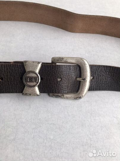 Мужской кожаный ремень ручной работы