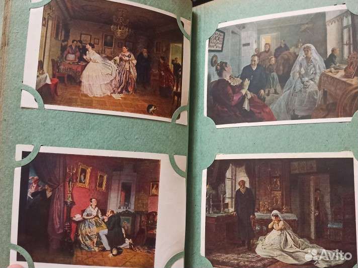 Советские альбомы с открытками