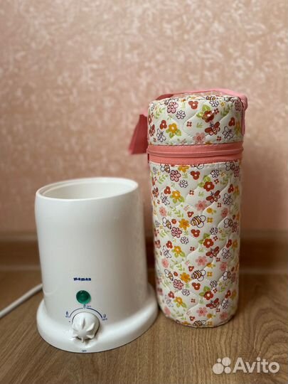 Подогреватель для бутылочек + термос