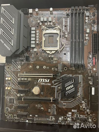 Материнская плата msi z390 a-pro