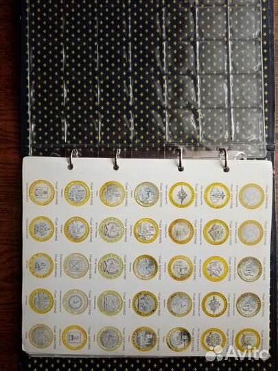 Альбом с листами для монет российской федерации