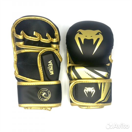 Перчатки крабы Venum Chelenger 3.0 черно-золотой