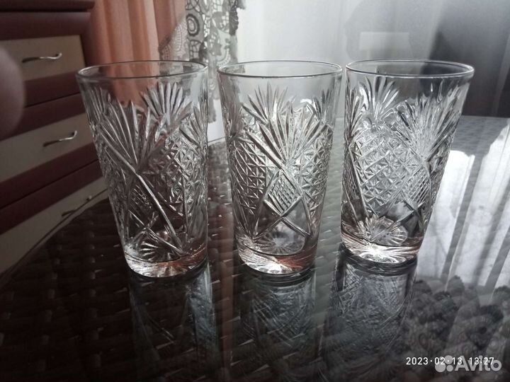 Стакан хрустальный набор