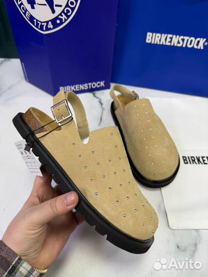 Сандалии Birkenstock натуральная замша женские