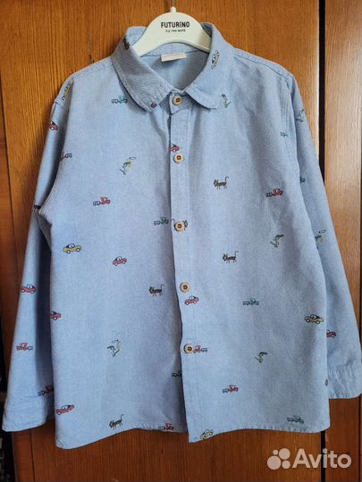 Набор красивых школьных рубашек на мальчика 128
