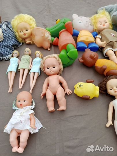 Куклы СССР и барби разные игрушки