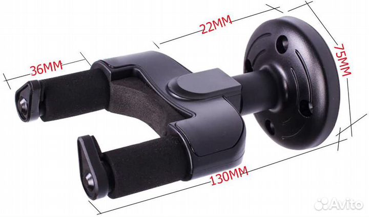 Держатель настенный для гитары, укулеле, и другие