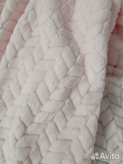 Плюшевый двухсторонний детский плед. Новый