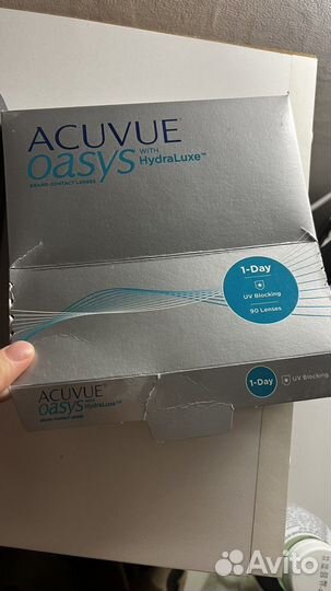 Линзы контактные acuvue oasys 1 day