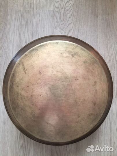 Латунный таз для варенья.Старинный