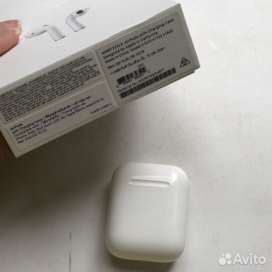 Беспроводные наушники apple airpods 2 оригинал
