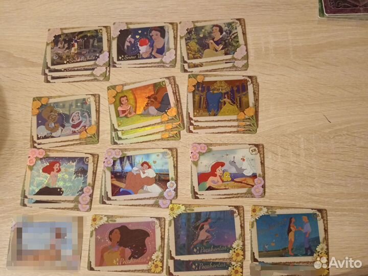 Карточки Disney Принцессы