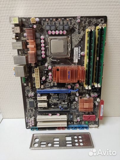 Материнская плата asus p5k/epu комплект