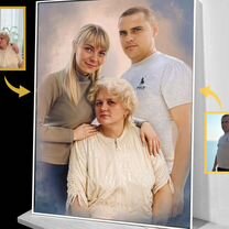Портрет по фото на холсте. Картина на заказ печать, Ликино-Дулево