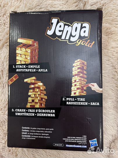 Настольные игра Jenga gold