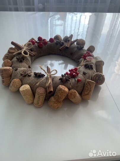 Декоративный интрьерный венок