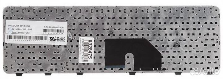 Клавиатура HP Pavilion dv6-6b51er черная OEM