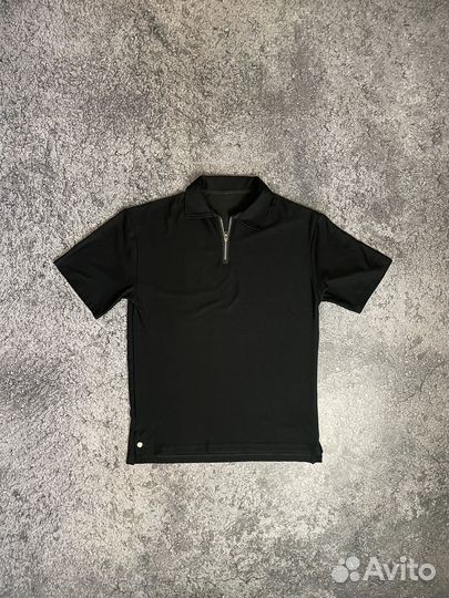 Футболка полузамок в стиле Old money