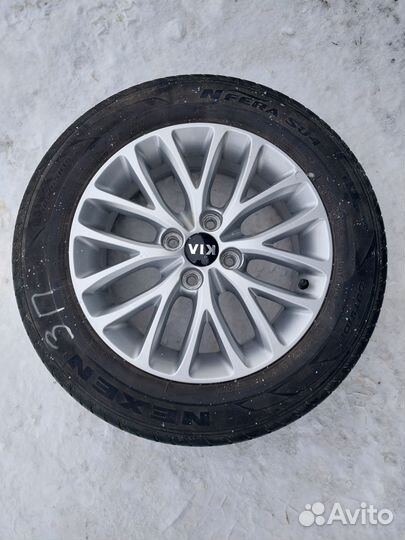 Диски с резиной киа Рио Х-лайн