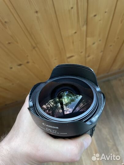 Объектив Canon ef 8-15mm f/4L fisheye usm