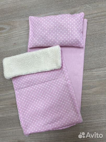 Постельное белье для кукол до 30 см