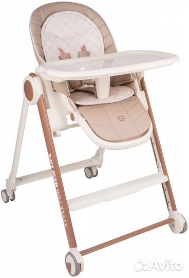 Стульчик для кормления Happy Baby Berny V2, beige